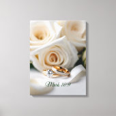 Mariage - Toile Premium sous cadre (Brillant) (Recto)