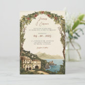 Mariage toscan | Italie : invitation au mariage| L (Debout devant)