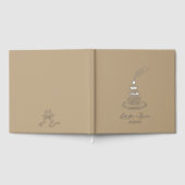 Mariage tour Champagne Taupe Foil argenté (Complet)