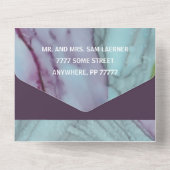 Mariage Tous N Une Invitation Florales fraîches (Verso)