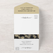 Mariage Tous N Une Invitation Golds Noirs (Dehors)