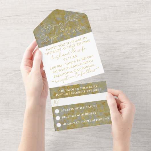 Mariage Tous N Une Invitation Silver Linling (Déchirure)