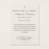 Mariage traditionnel espagnol catholique Monogramm (Dos)