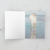 Mariage tropical à l'ananas vert merci photo (Intérieur)