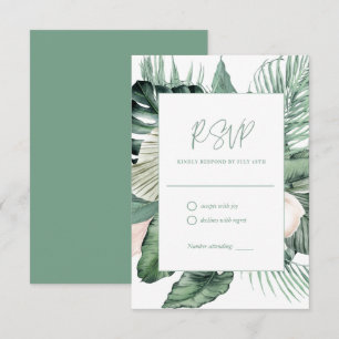 Mariage tropical botanique RSVP