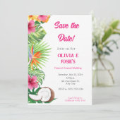 MARIAGE TROPICAL ENREGISTRER LA CARTE DE DATE (Debout devant)