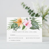 Mariage tropical Luau au Paradise Floral RSVP (Debout devant)