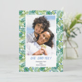 Mariage tropical | Partie d'engagement | CARTE PHO (Debout devant)