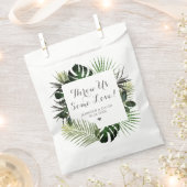 Mariage tropical - Sacs de jetons Pétal (Coupé)