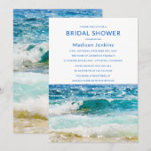 Mariage Tropical sur la Plage : Invitation à la Fê (Devant / Derrière)