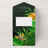 Mariage tropical tout en une invitation (Dehors)