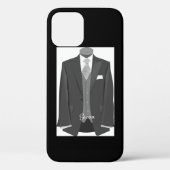 Mariage Tuxedo Groom Coque-Mate coque iphone (Verso)