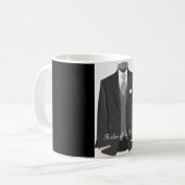 Mariage Tuxedo Père de la mariée Mug Cadeau (Devant gauche)
