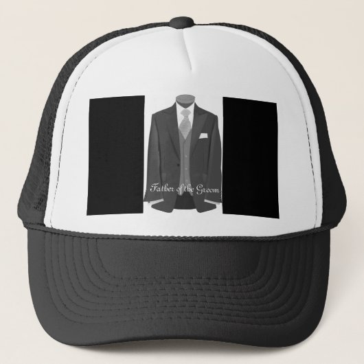 Mariage Tuxedo Père du Casquette Casquette Groom (Devant)