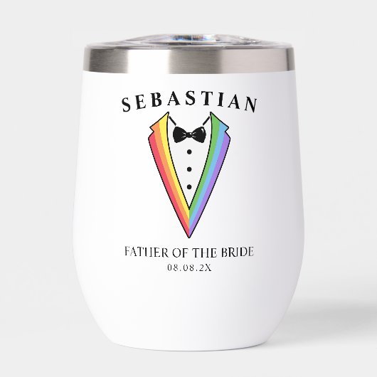 Mariage Tuxedo Père personnalisé de la mariée (Avant)