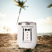 Mariage Tuxedo Suspendants Bow Cravate Groomsman