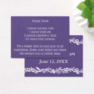 Mariage Ultra Violet Signature Recette de boisson