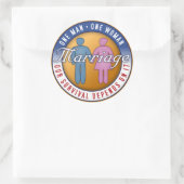 Mariage "Un homme... Sticker One Woman" (Sac)