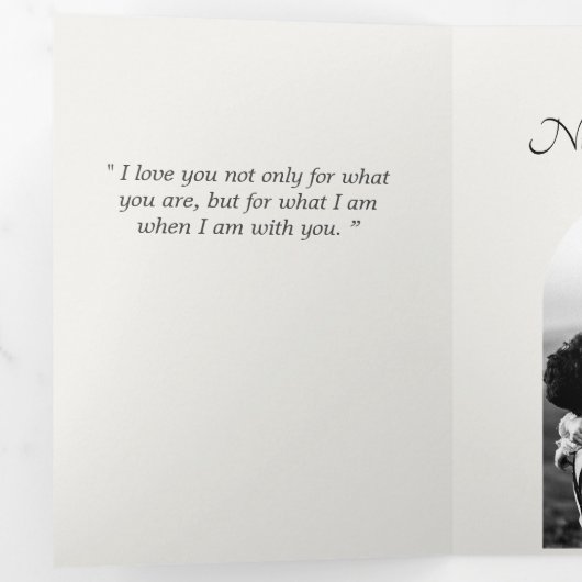 Mariage unique Enregistrer la date Faire-part (Intérieur en premier)