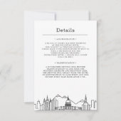 Mariage Utah | Invitation Détails (Devant)