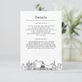 Mariage Utah | Invitation Détails (Debout devant)