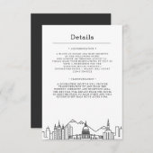 Mariage Utah | Invitation Détails (Devant / Derrière)