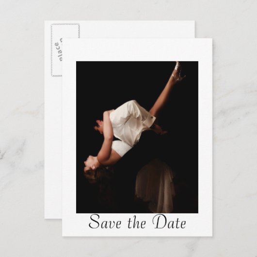 Mariage Valse Enregistrer la date Cartes postales (Devant / Derrière)