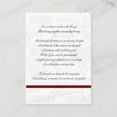 mariage vegas souhaitant des cartes bien (Dos)