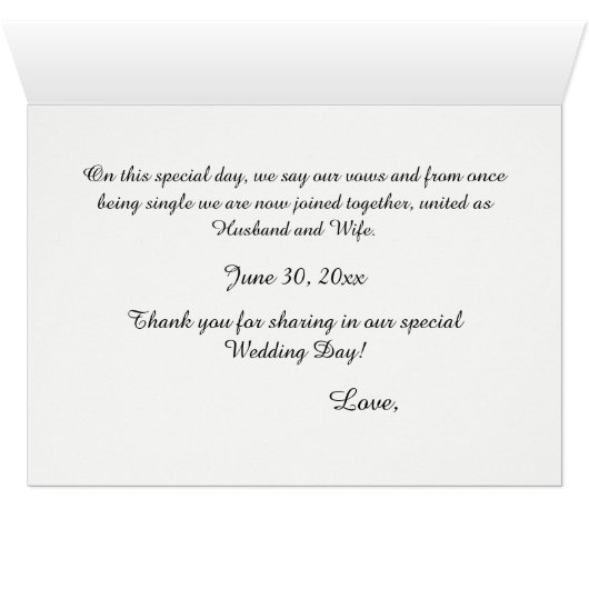 Mariage vert couleur Aquarelle (Intérieur Horizontal (Bas))