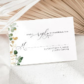 Mariage vert eucalyptus RSVP