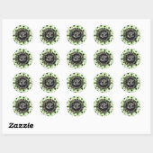 Mariage vert Favoriser les Étiquettes (Feuille)
