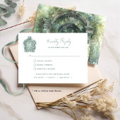Mariage vert intemporel avec/sans repas RSVP