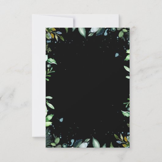 Mariage vert RSVP (Dos)