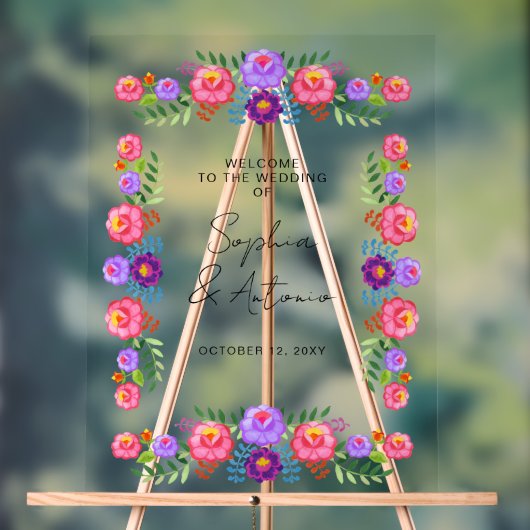 Mariage Vibrant Floral Fiesta Mexicain (Neutre)