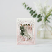 Mariage victorien - Carte de visite (Debout devant)