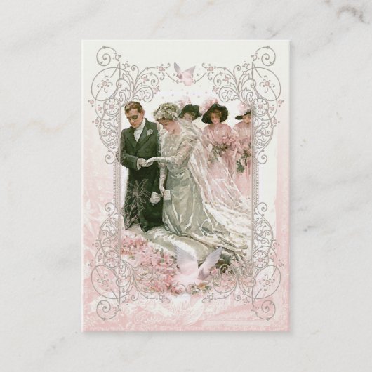 Mariage victorien - Carte de visite (Devant)