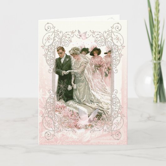 Mariage victorien - Carte de voeux (Devant)