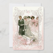 Mariage victorien - Carte d'invitation (Devant)