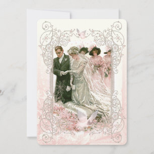 Mariage victorien - Carte d'invitation