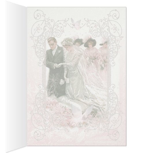 Mariage victorien - Carte pour notes (Intérieur (Droit))