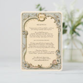 Mariage victorien Détails Carte de boîtier (Debout devant)