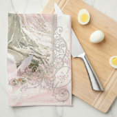 Mariage victorien - Serviette de cuisine (Quart Plié)