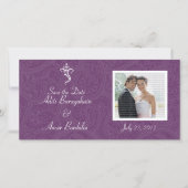 Mariage Vighneshvara Enregistrer la date Carte pho (Devant)