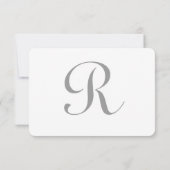 Mariage vintage d'Accent rose d'Oiseau Noir RSVP (Dos)