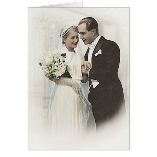 Mariage vintage en blanc (Devant)