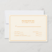 Mariage vintage Fleur sauvage rose coquelicot RSVP (Dos)