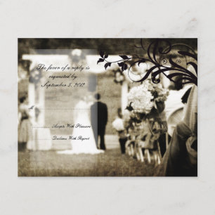 Mariage vintage RSVP