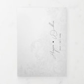 Mariage vintage Tri-Fold inspiré du théâtre (Page de couverture)