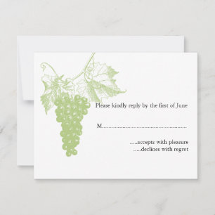 Mariage viticole RSVP