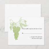 Mariage viticole RSVP (Devant / Derrière)